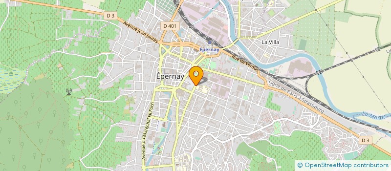 localisation de l'entreprise OGEC D'EPERNAY à EPERNAY