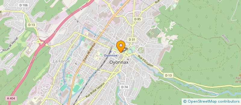 localisation de l'entreprise OGEC D'OYONNAX à OYONNAX