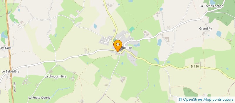 localisation de l'entreprise OGEC DE ALLONNE à ALLONNE