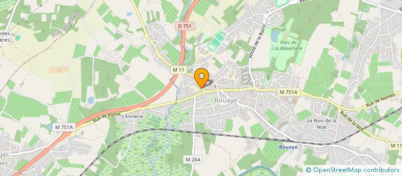 localisation de l'entreprise OGEC DE BOUAYE  BOUAYE