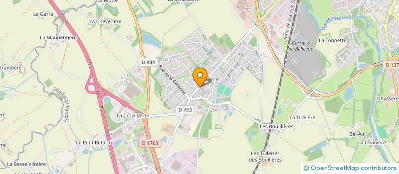 localisation de l'entreprise OGEC DE BOUFFERE à MONTAIGU-VENDEE