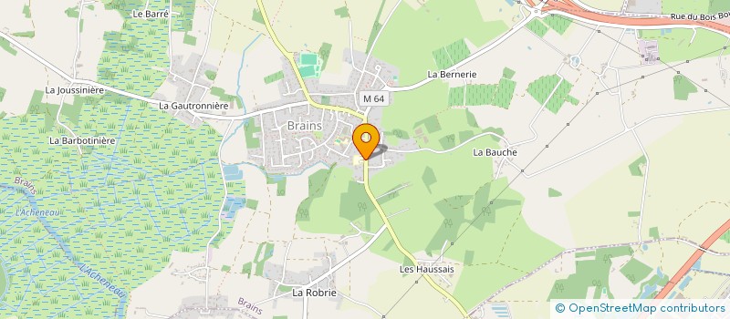 localisation de l'entreprise OGEC DE BRAINS à BRAINS