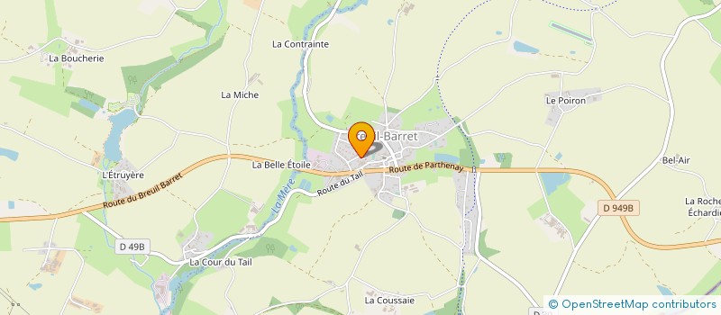 localisation de l'entreprise OGEC DE BREUIL BARRET à TERVAL