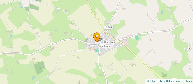 localisation de l'entreprise OGEC DE CHATILLON-SUR-COLMONT  CHATILLON-SUR-COLMONT