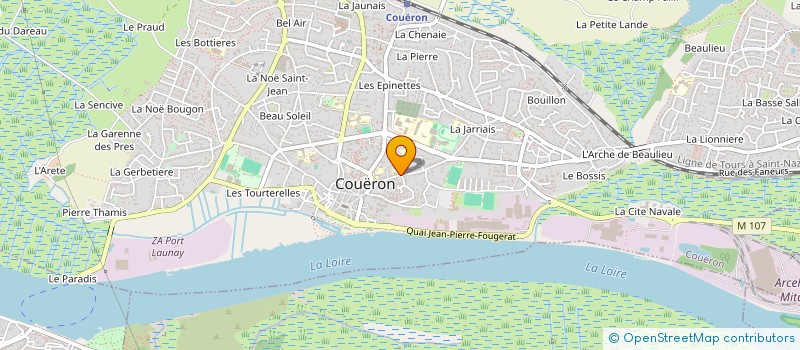 localisation de l'entreprise OGEC DE COUERON à COUERON