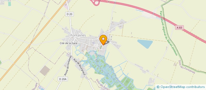 localisation de l'entreprise OGEC DE FONTAINES à DOIX LES FONTAINES