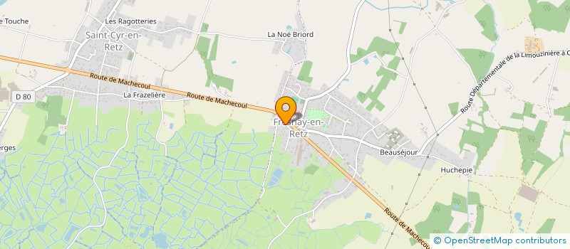 localisation de l'entreprise OGEC DE FRESNAY EN RETZ  VILLENEUVE-EN-RETZ