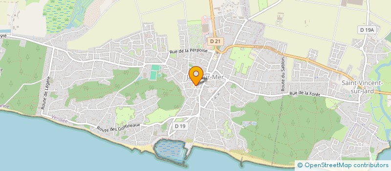 localisation de l'entreprise OGEC DE JARD SUR MER  JARD-SUR-MER