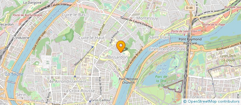 localisation de l'entreprise OGEC DE L'ECOLE DE L'ORATOIRE  CALUIRE-ET-CUIRE