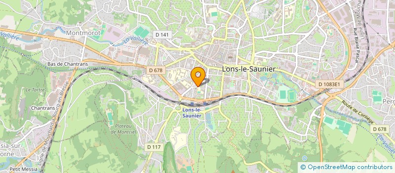 localisation de l'entreprise OGEC DE L ECOLE DE LA SALLE à LONS-LE-SAUNIER