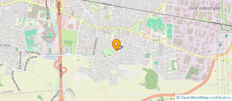 localisation de l'entreprise OGEC DE L'ECOLE DU SACRE-COEUR DE MEYZIEU  MEYZIEU