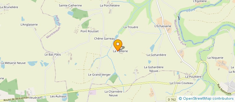 localisation de l'entreprise OGEC DE L'ECOLE JARDIN SAINT FRANCOIS à MONTREVAULT-SUR-EVRE