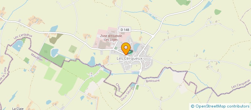 localisation de l'entreprise OGEC DE L ECOLE PRIVEE à LES CERQUEUX