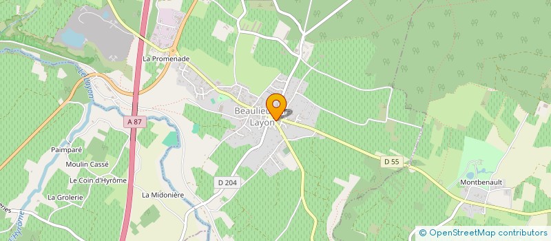 localisation de l'entreprise OGEC DE L ECOLE PRIVEE à BELLEVIGNE-EN-LAYON
