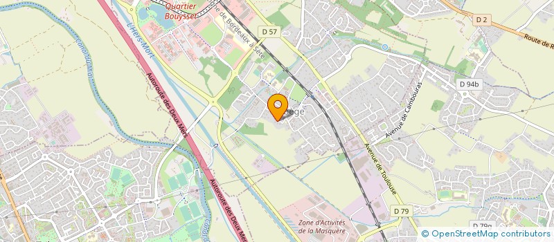 localisation de l'entreprise OGEC DE L'ECOLE PRIVEE à LABEGE