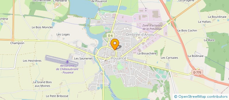 localisation de l'entreprise OGEC DE L ECOLE PRIVEE MATERNELLE  OMBREE D'ANJOU