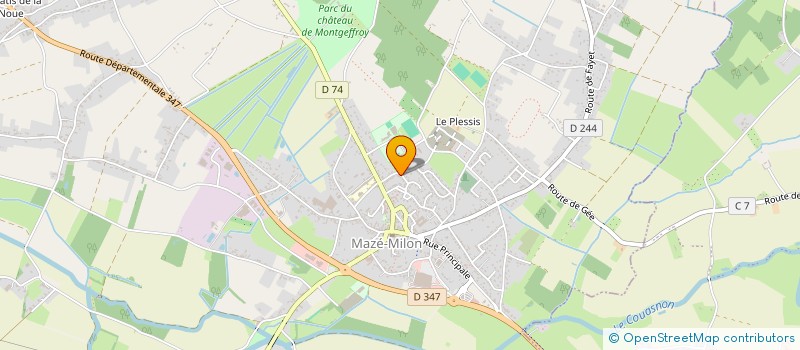 localisation de l'entreprise OGEC DE L ECOLE PRIVEE MIXTE à MAZE-MILON