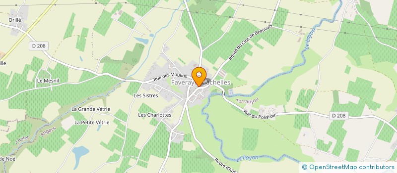localisation de l'entreprise OGEC DE L'ECOLE PRIVEE MIXTE à BELLEVIGNE-EN-LAYON