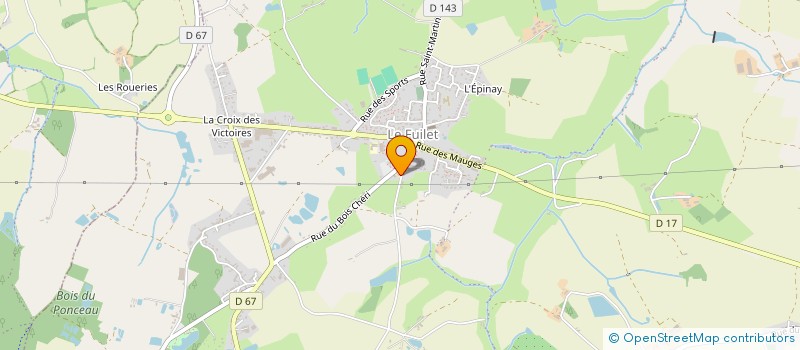 localisation de l'entreprise OGEC DE L'ECOLE PRIVEE MIXTE à MONTREVAULT-SUR-EVRE