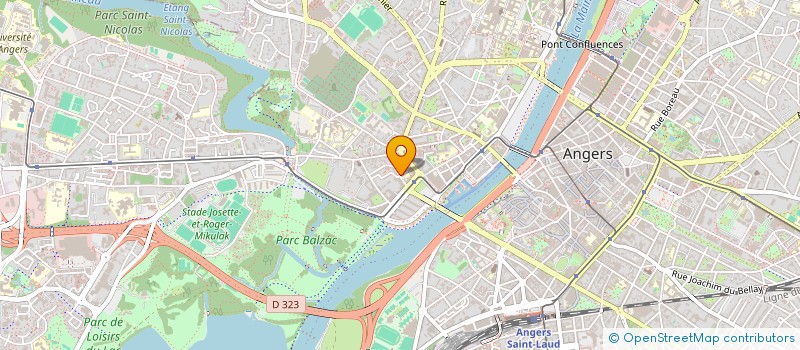 localisation de l'entreprise OGEC DE L ECOLE PRIVEE SAINT PIERRE à ANGERS
