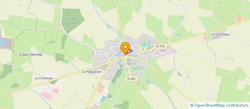 localisation de l'entreprise OGEC DE L ECOLE PRIVEE ST MARTIN à ERDRE-EN-ANJOU