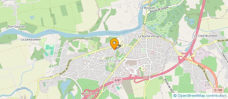 localisation de l'entreprise OGEC DE L ECOLE PRIVEE ST PIERRE  MURS-ERIGNE