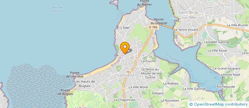 localisation de l'entreprise OGEC DE L ECOLE SAINT CIEUX à LANCIEUX
