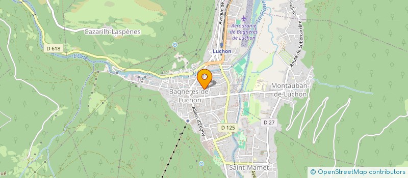 localisation de l'entreprise OGEC DE L'ECOLE STE MARIE à BAGNERES-DE-LUCHON