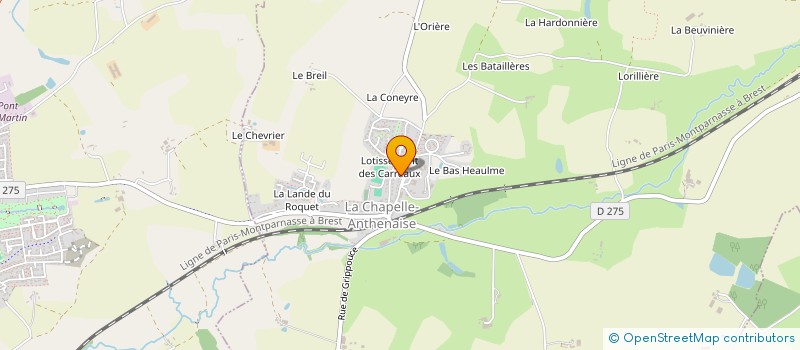 localisation de l'entreprise OGEC DE LA CHAPELLE ANTHENAISE à LA CHAPELLE-ANTHENAISE