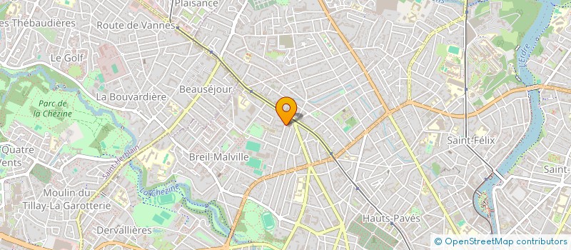 localisation de l'entreprise OGEC DE LA CHESNAIE à NANTES