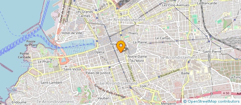 localisation de l'entreprise OGEC DE LA PALUD  MARSEILLE 1