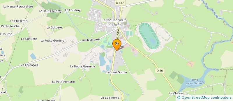 localisation de l'entreprise OGEC DE LAUNAY VILLIERS  LAUNAY-VILLIERS