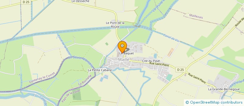 localisation de l'entreprise OGEC DE MAILLE  MAILLE