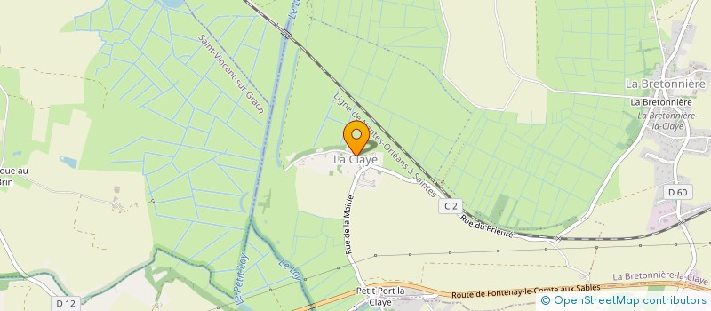 localisation de l'entreprise OGEC DE MAREUIL SUR LAY  MAREUIL-SUR-LAY-DISSAIS