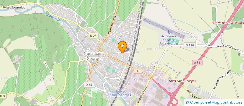 localisation de l'entreprise OGEC DE NUITS ST GEORGES à NUITS-SAINT-GEORGES
