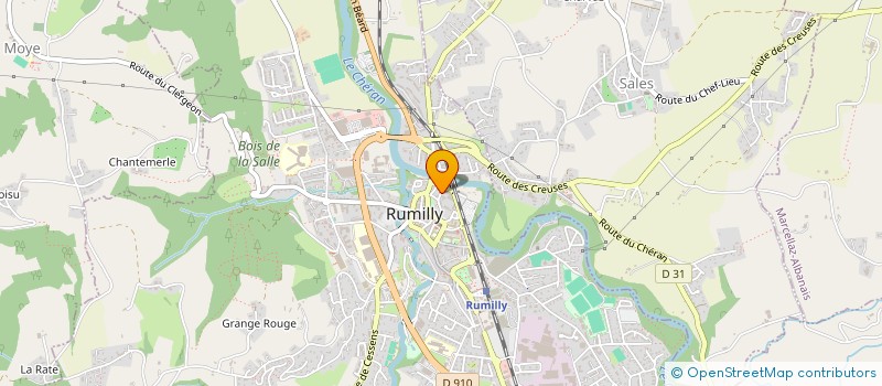 localisation de l'entreprise OGEC DE RUMILLY à RUMILLY