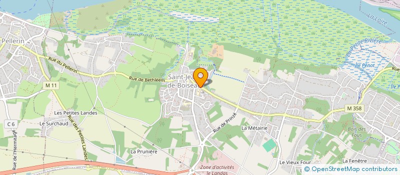 localisation de l'entreprise OGEC DE SAINT JEAN DE BOISEAU  SAINT-JEAN-DE-BOISEAU