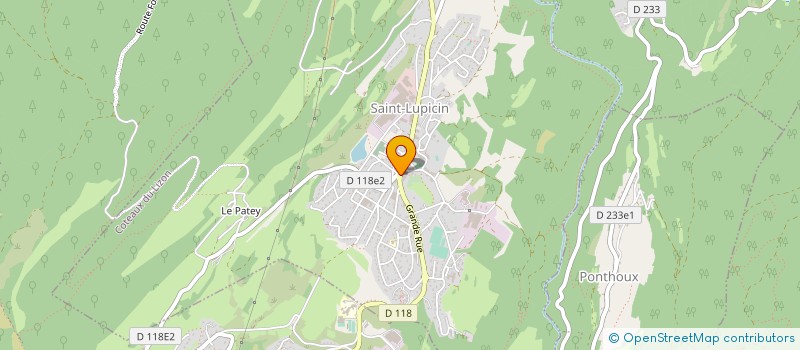 localisation de l'entreprise OGEC DE SAINT LUPICIN  COTEAUX DU LIZON