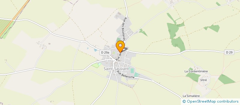 localisation de l'entreprise OGEC DE SAINT SAUVANT à SAINT-SAUVANT