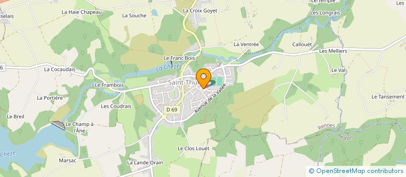 localisation de l'entreprise OGEC DE SAINT-THURIAL  SAINT-THURIAL