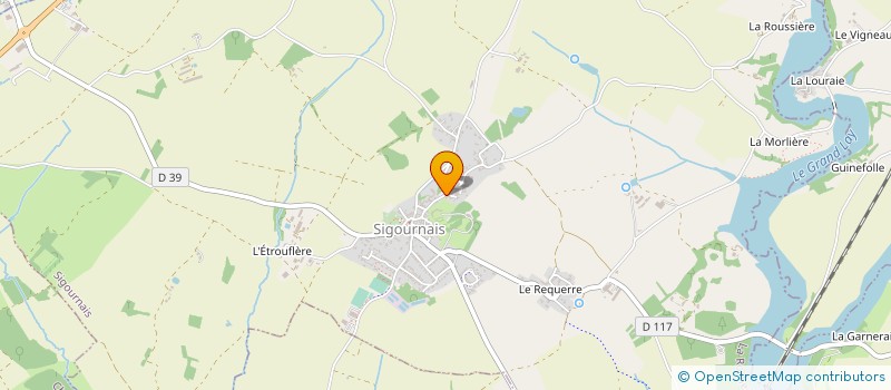 localisation de l'entreprise OGEC DE SIGOURNAIS à SIGOURNAIS