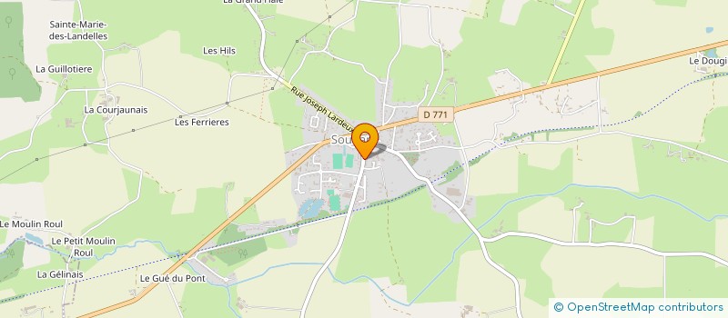 localisation de l'entreprise OGEC DE SOUDAN à SOUDAN