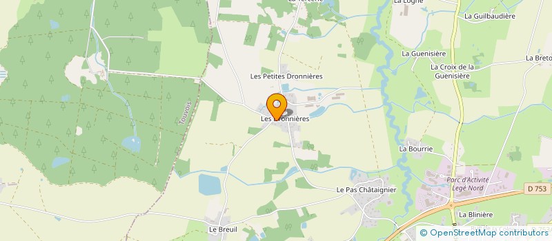 localisation de l'entreprise OGEC DE TOUVOIS à TOUVOIS
