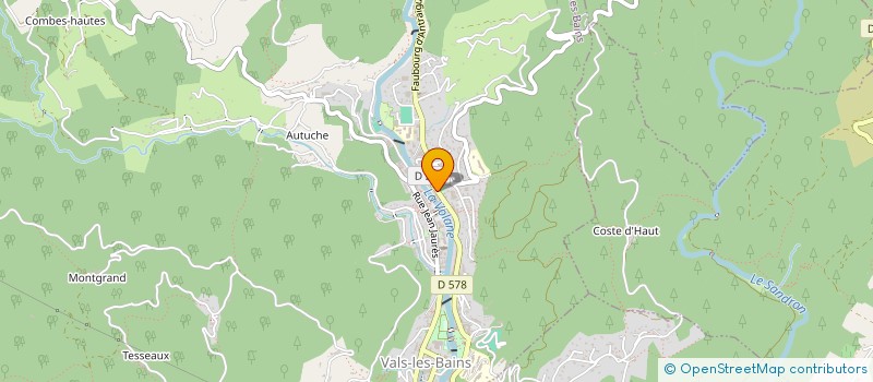 localisation de l'entreprise OGEC DE VALS LES BAINS à VALS-LES-BAINS