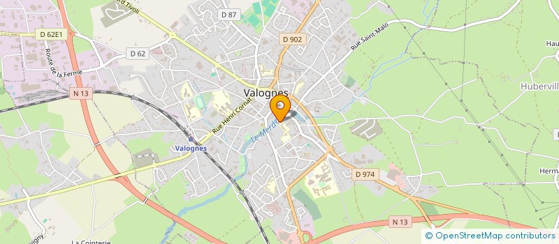 localisation de l'entreprise OGEC DES ECOLES CATHOLIQUES DE VALOGNES  VALOGNES