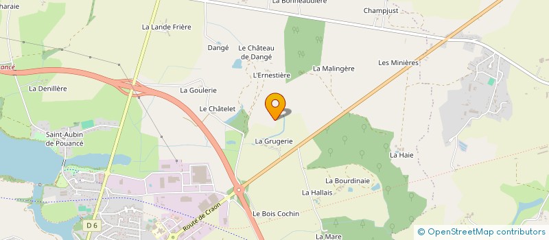 localisation de l'entreprise OGEC DES ECOLES LIBRES  OMBREE D'ANJOU