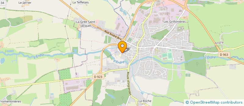 localisation de l'entreprise OGEC DES ECOLES PRIVEES à CANDE