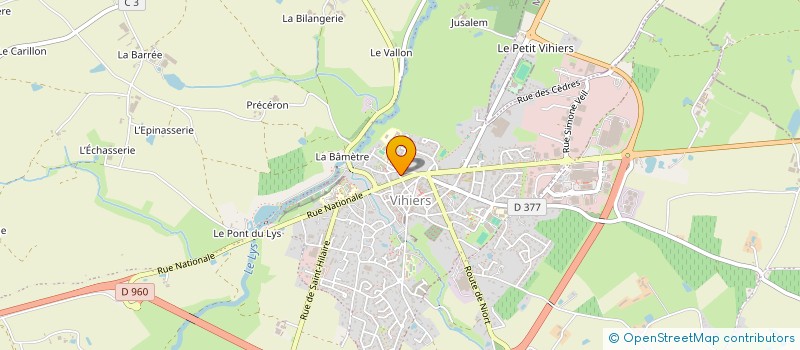 localisation de l'entreprise OGEC DES ECOLES PRIVEES à LYS-HAUT-LAYON