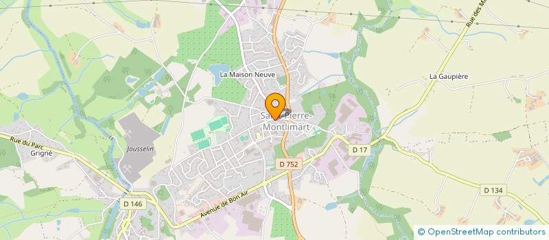 localisation de l'entreprise OGEC DES ECOLES PRIVEES à MONTREVAULT-SUR-EVRE