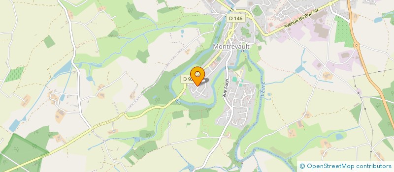 localisation de l'entreprise OGEC DES ECOLES PRIVEES DU FIEF SAUVIN à MONTREVAULT-SUR-EVRE